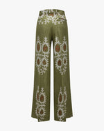 Bazar Deluxe Printed Linen Palazzo Trouser