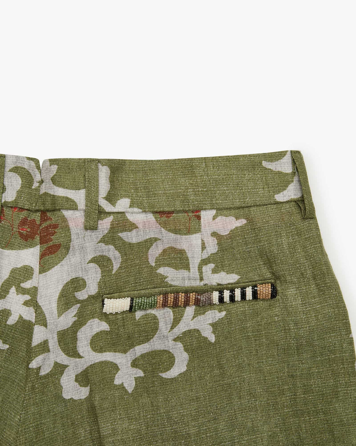 Bazar Deluxe Printed Linen Palazzo Trouser