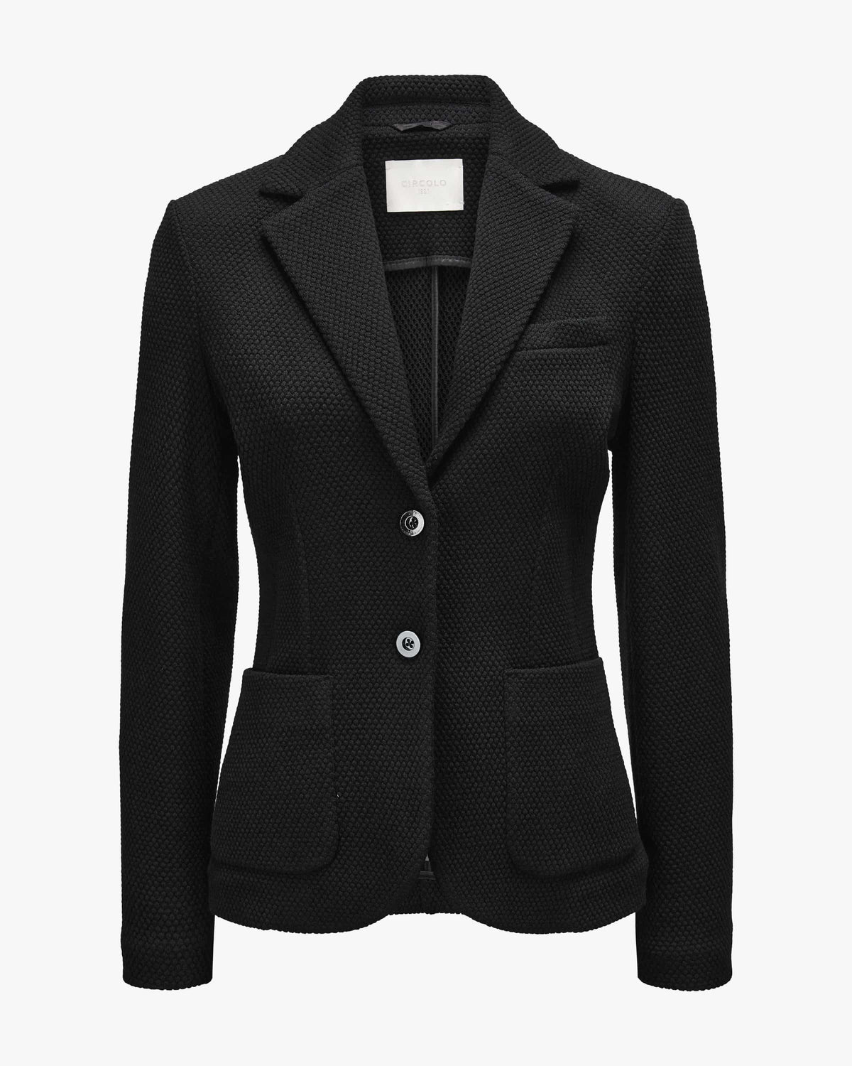 Circolo Nido D'ape Slim Fit Honeycomb Jacket