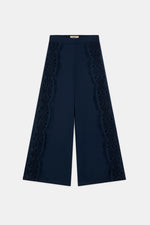 Suncoo Jules Wide Leg Pant W Side Details