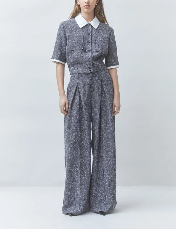 Suncoo Jerk Wide Leg Sequins Pant