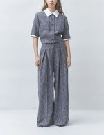 Suncoo Jerk Wide Leg Sequins Pant