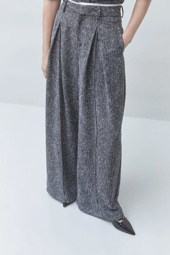 Suncoo Jerk Wide Leg Sequins Pant