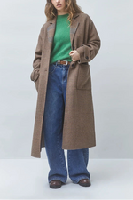 Suncoo Enjou Long Reversible Wool Coat