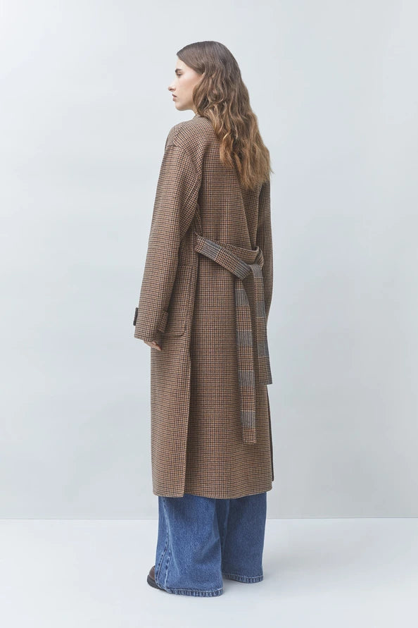 Suncoo Enjou Long Reversible Wool Coat