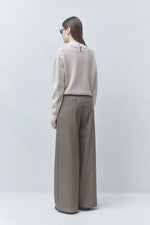 Suncoo Pacol Ruffle Collar Top