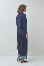 Suncoo Geola Two Tone Embroidered Cardigan