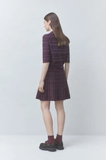 Suncoo Fradela Knitted Mini Skirt