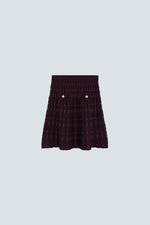 Suncoo Fradela Knitted Mini Skirt