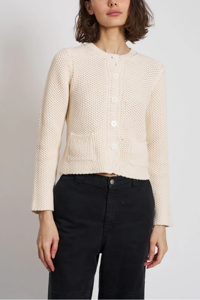 Majestic Cotton L/S Knit Cardigan