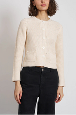 Majestic Cotton L/S Knit Cardigan