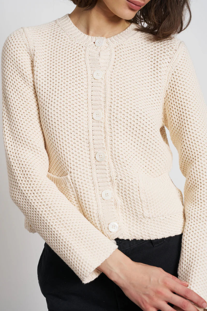 Majestic Cotton L/S Knit Cardigan