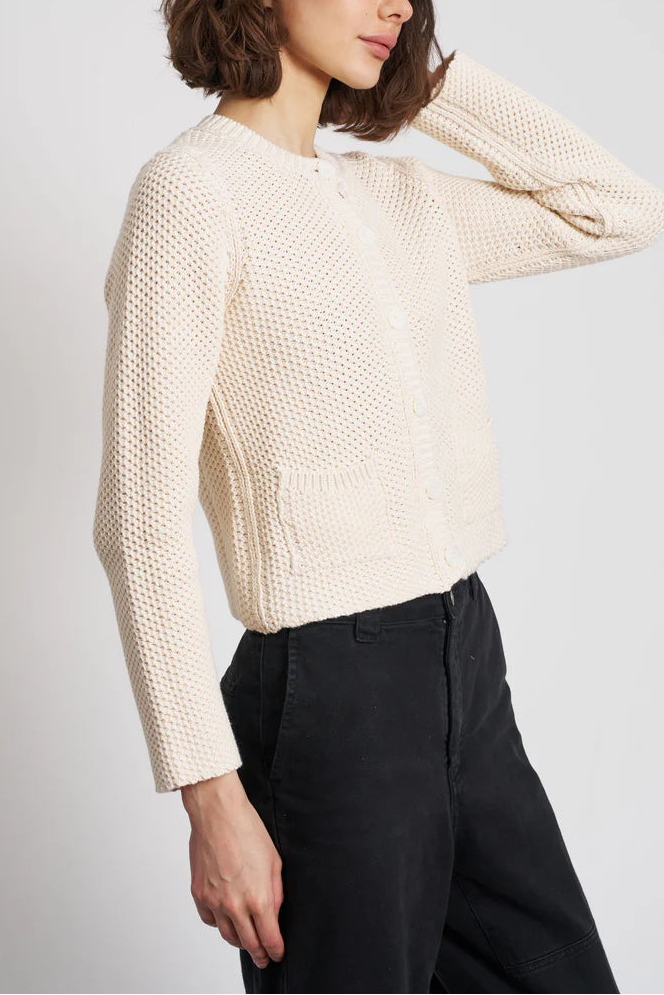 Majestic Cotton L/S Knit Cardigan