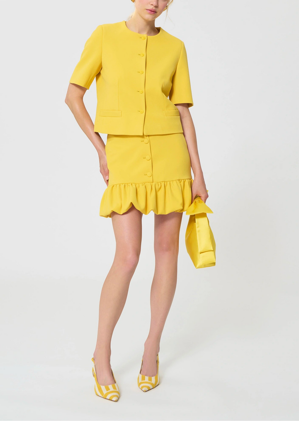 Tara Jarmon Josie Crepe Skirt