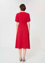 Tara Jarmon Robbie Crepe Midi Dress