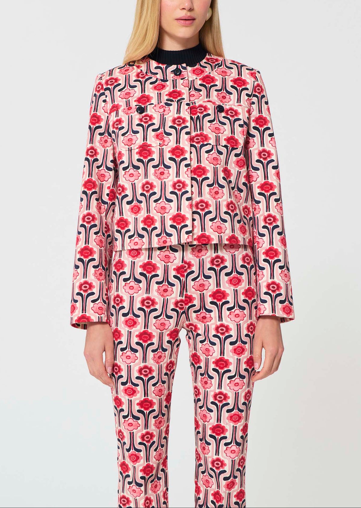 Tara Jarmon Vina Retro Print Jacket