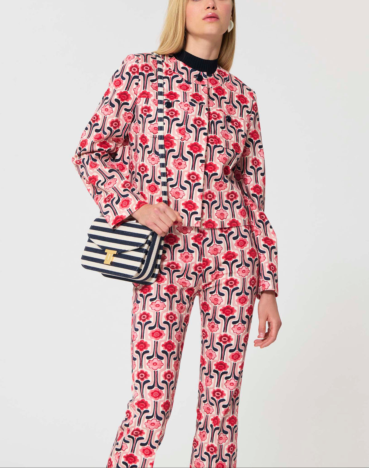 Tara Jarmon Vina Retro Print Jacket