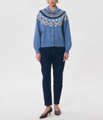 Tara Jarmon Giulietta Embroidered Collar Sweater