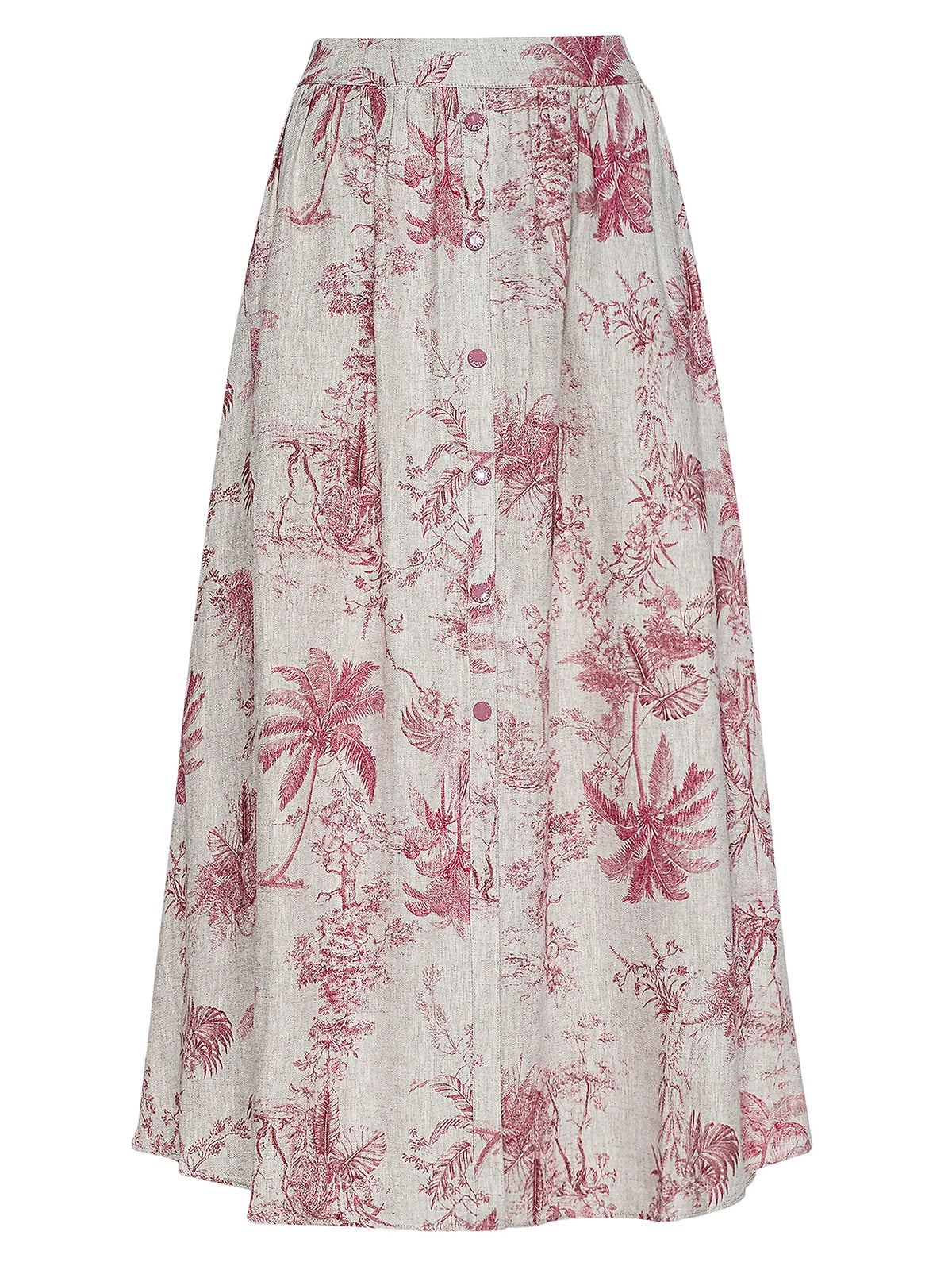 Lagence TS Seina Linen Midi Skirt
