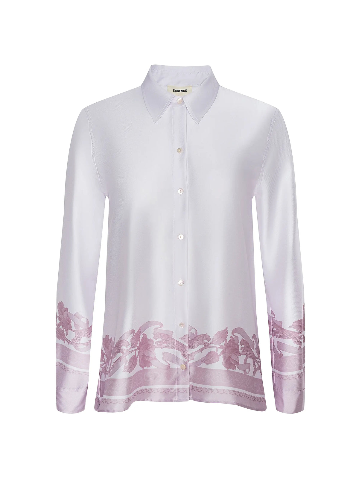 Lagence TS Judy Scarf Satin Shirt