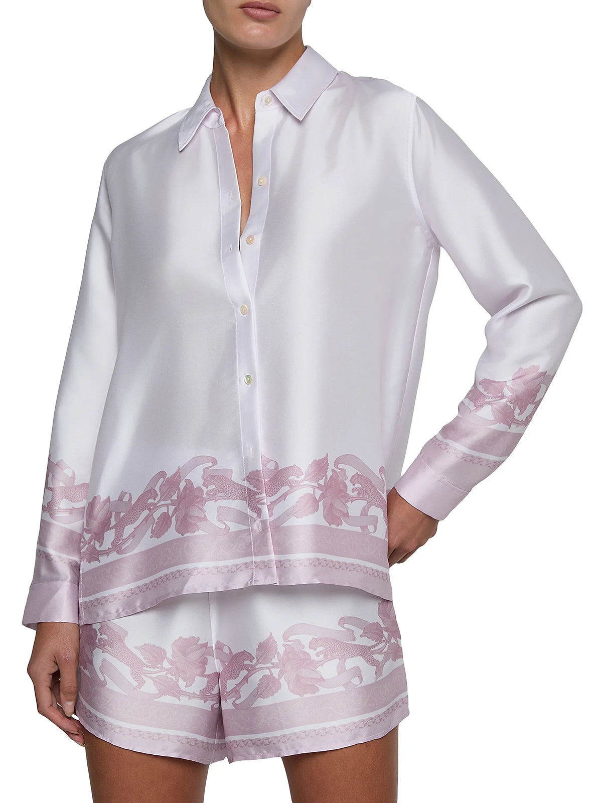 Lagence TS Judy Scarf Satin Shirt