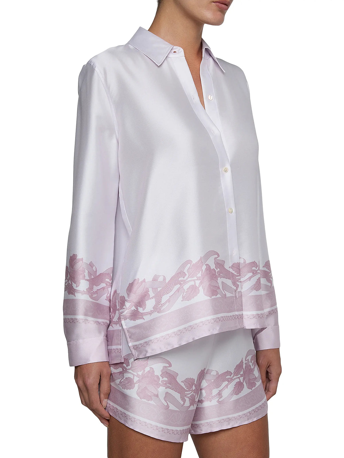 Lagence TS Judy Scarf Satin Shirt