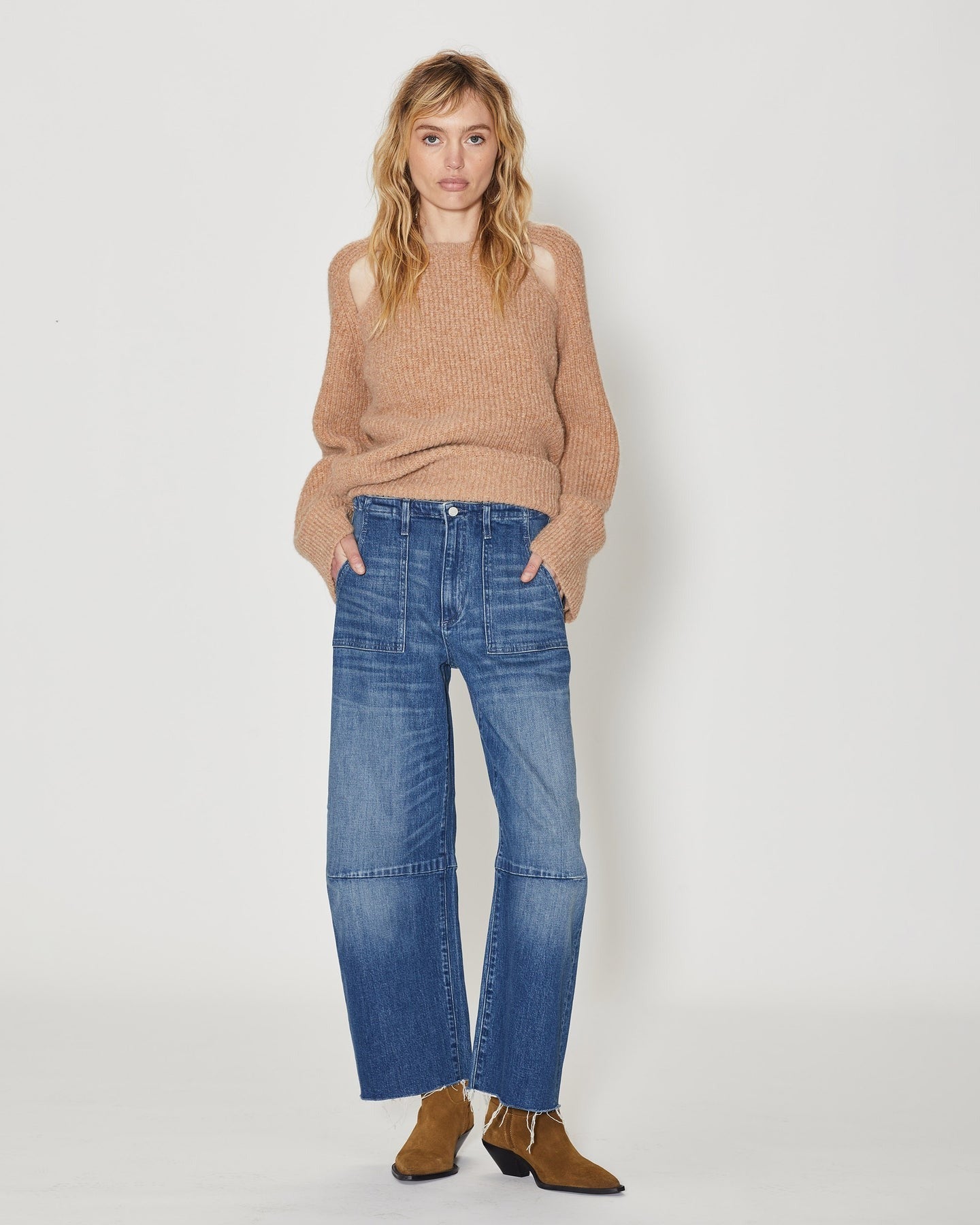 LE JEAN Utility Soft Barrel Jeans