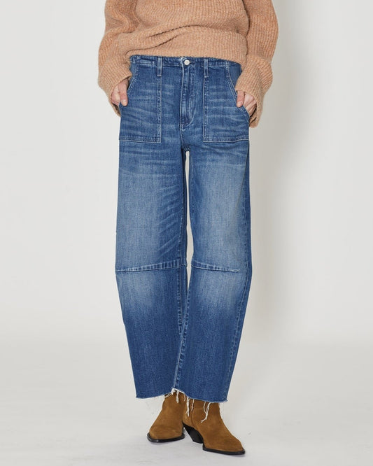 LE JEAN Utility Soft Barrel Jeans