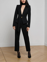 L'agence Romy Tie Neck Blazer