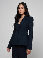 L'agence Therese Cinched Waist Blazer
