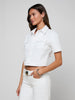 Lagence Kirstie S/S Crop Denim Shirt Jacket