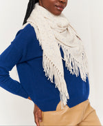 Brodie Tassle Triangle Cashmere Scarf