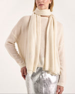 Brodie Estelle Cashmere Blend Sparkle Skinny Scarf
