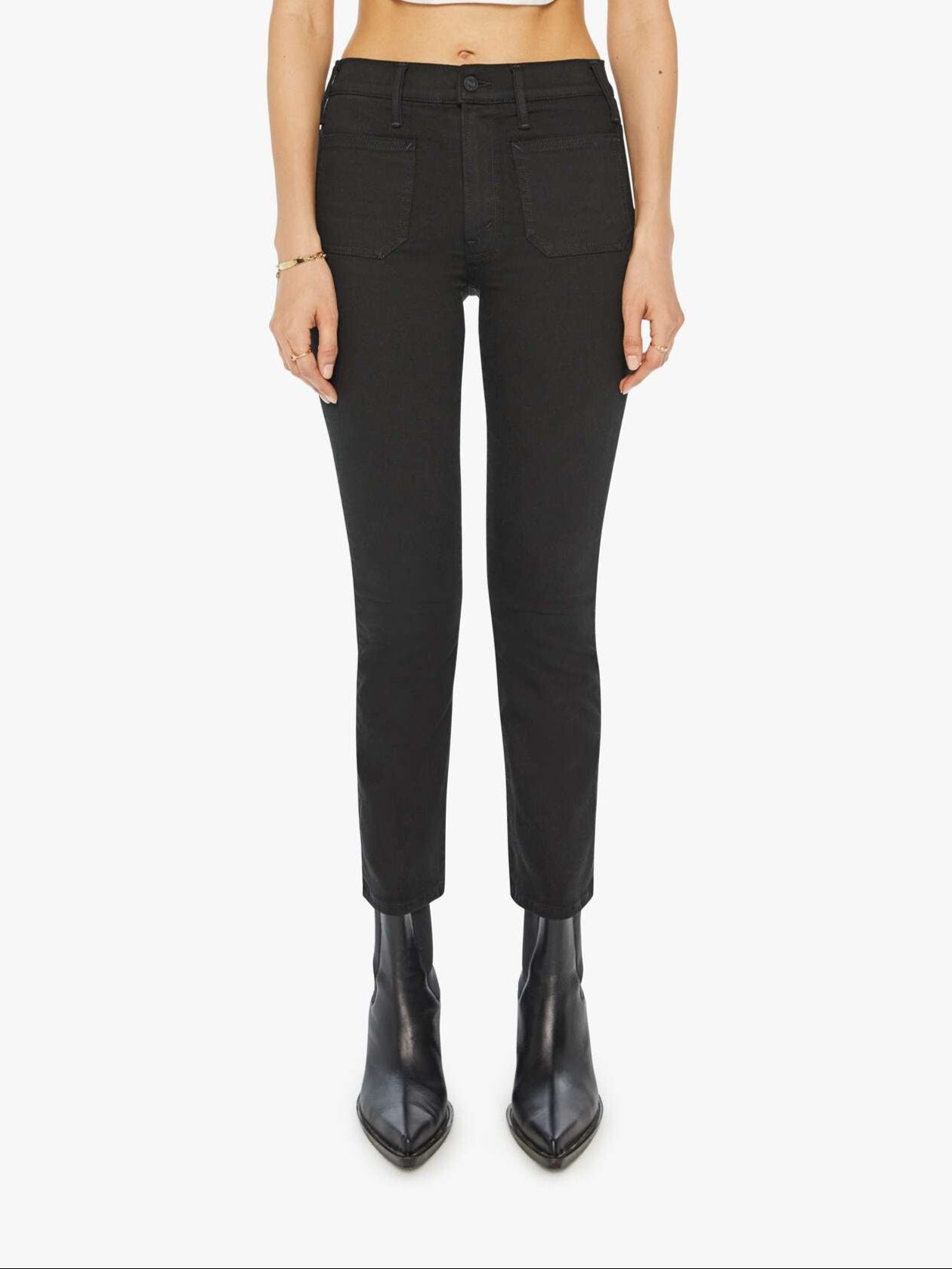 MOTHER The Insider Crop Step Fray Pant