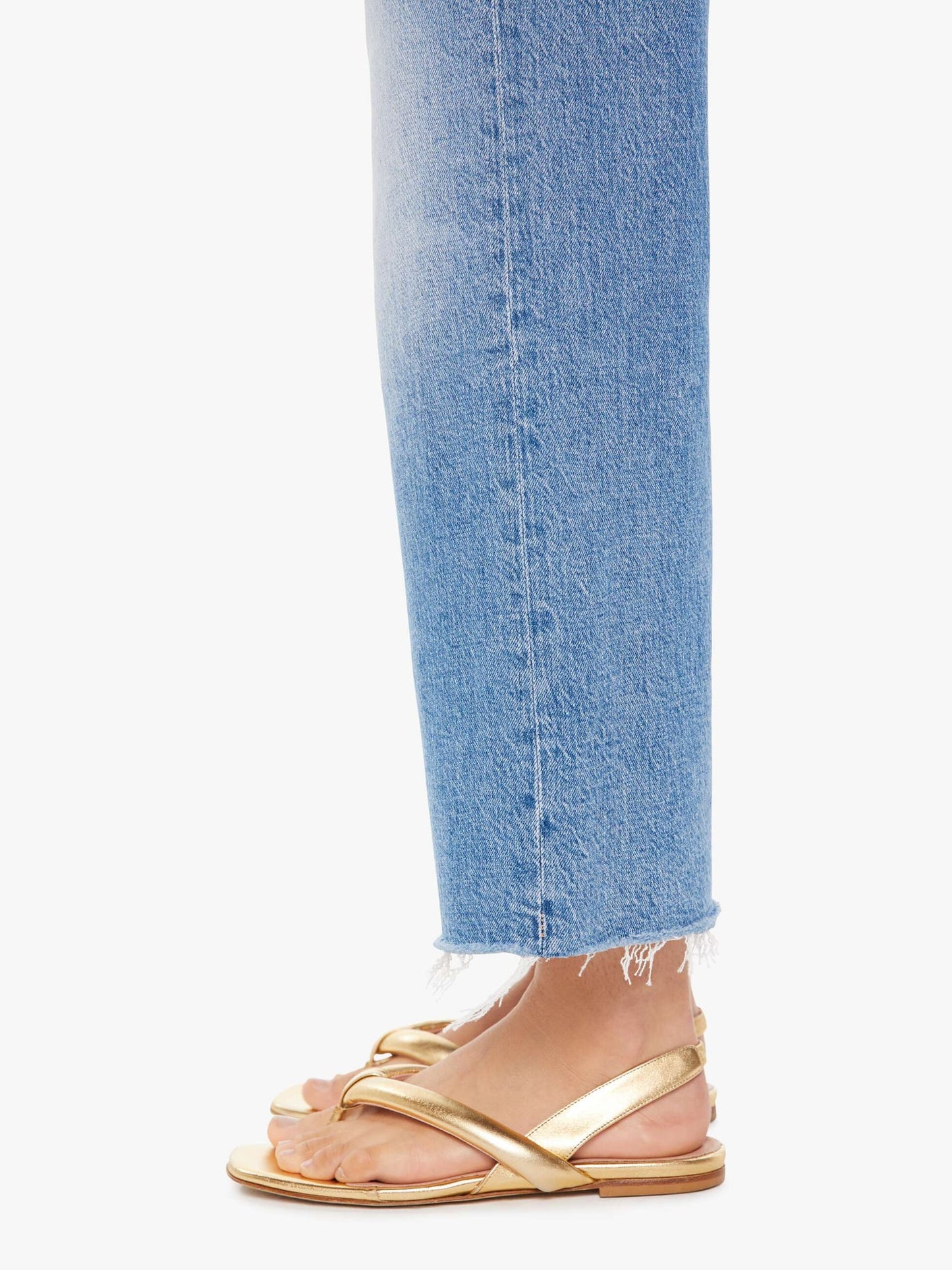 MOTHER Maven Ankle Fray Jeans