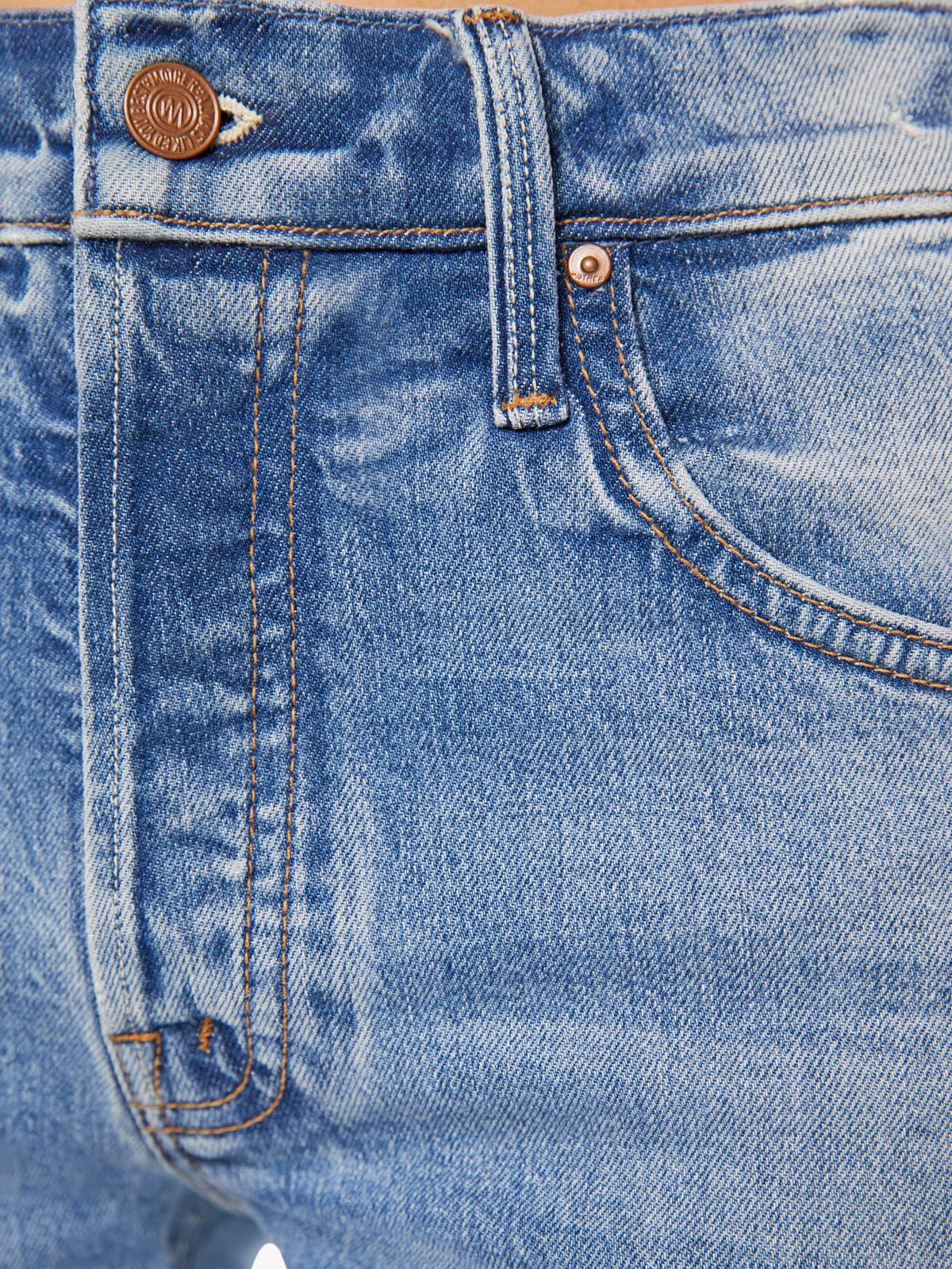 MOTHERThe Mid Rise Hiker Hover Jeans