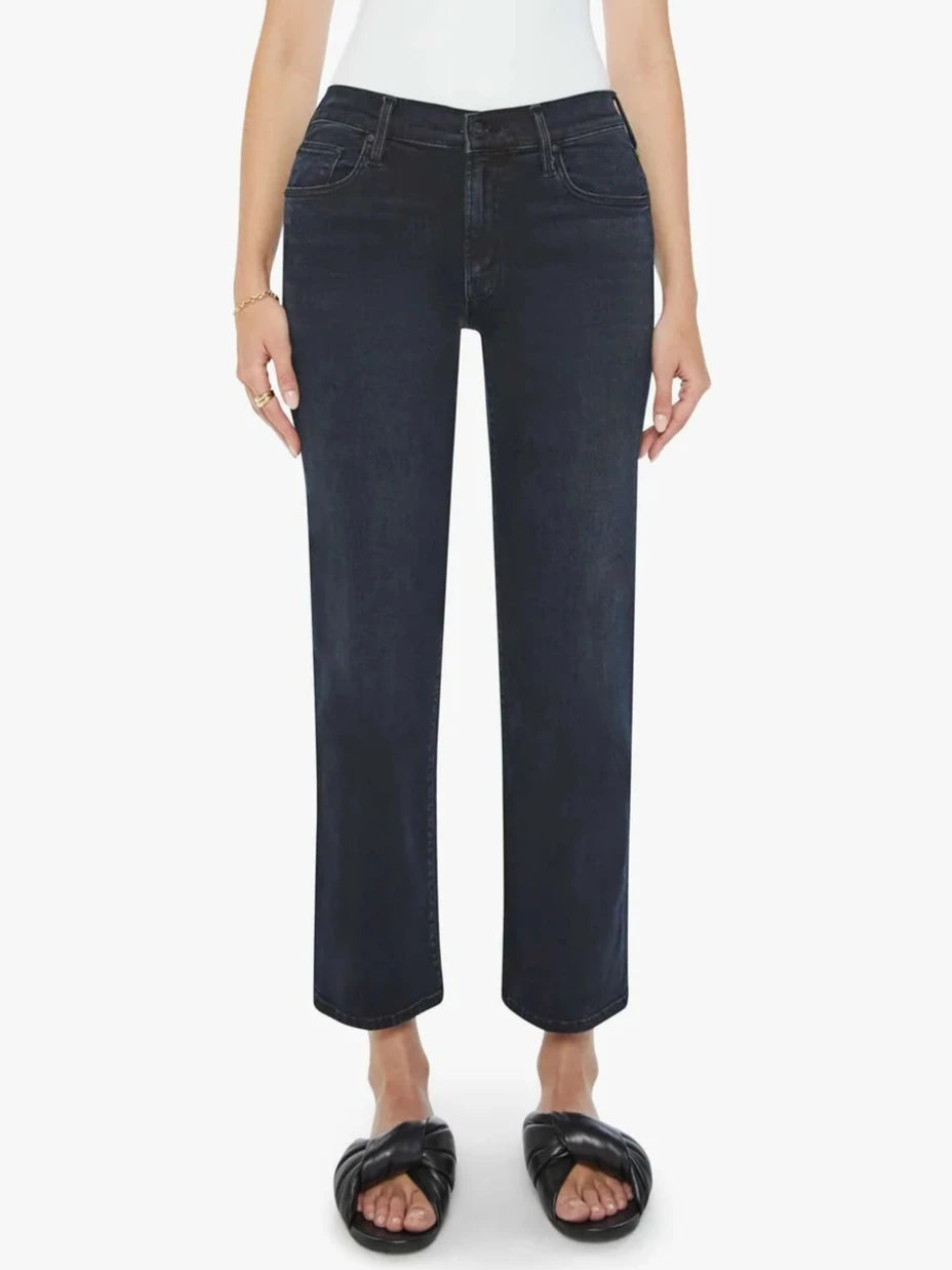 MOTHER The Mid Rise Rambler Zip Ankle Jeans