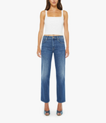 MOTHER The Mid Rise Rambler Zip Ankle Jean