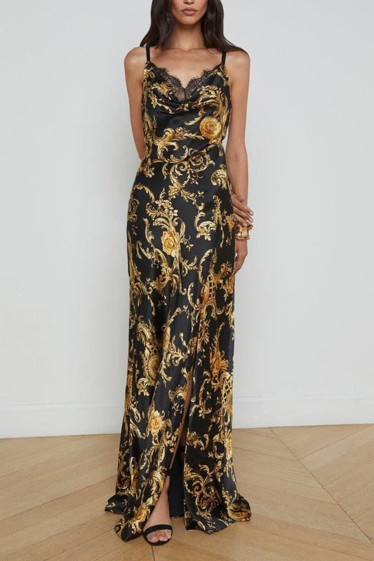 Lagence Venice Cowl Lace NK Gown