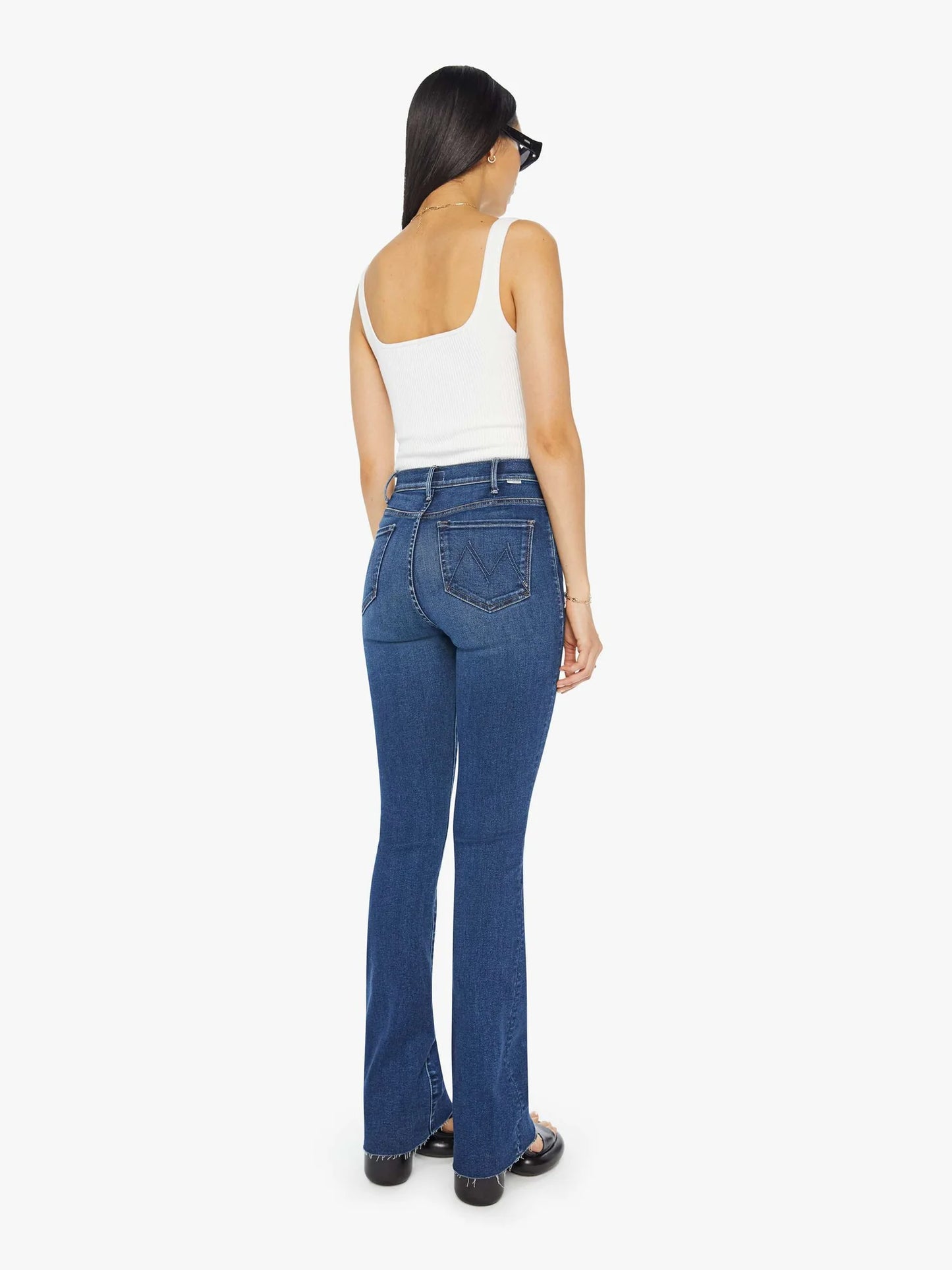 MOTHER The Hustler Heel Fray Jeans