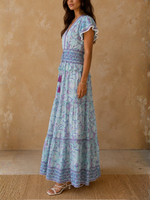 SALROSA Long Print Dress