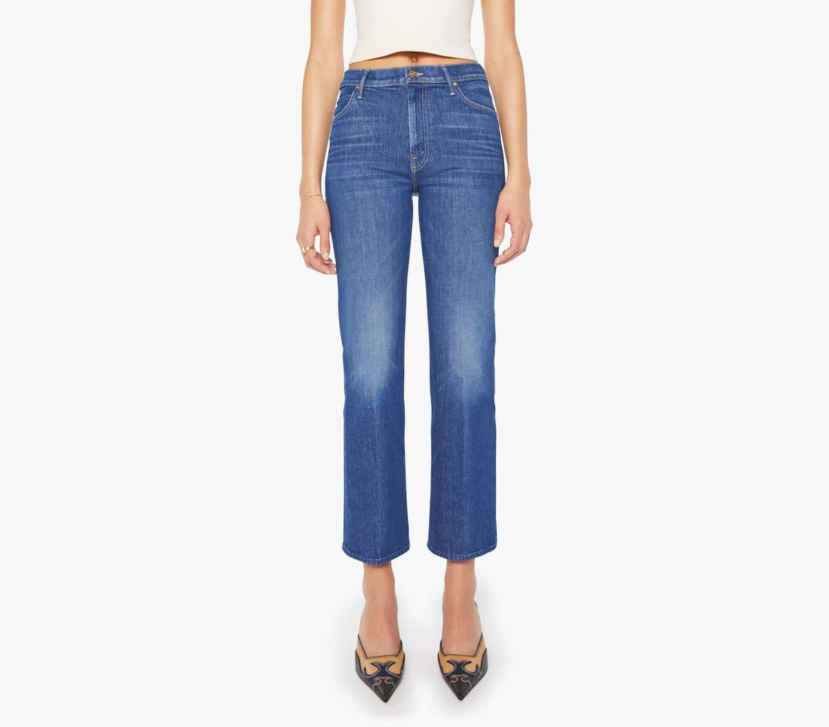 MOTHER The Kick It Flood Jeans