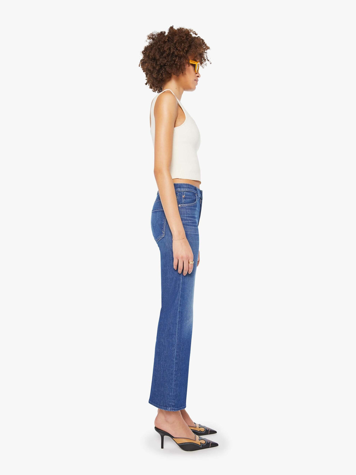 MOTHER The Kick It Flood Jeans