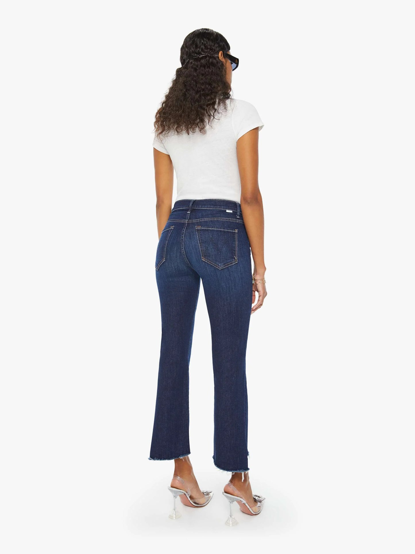 MOTHER Insider Crop Step Fray Jeans