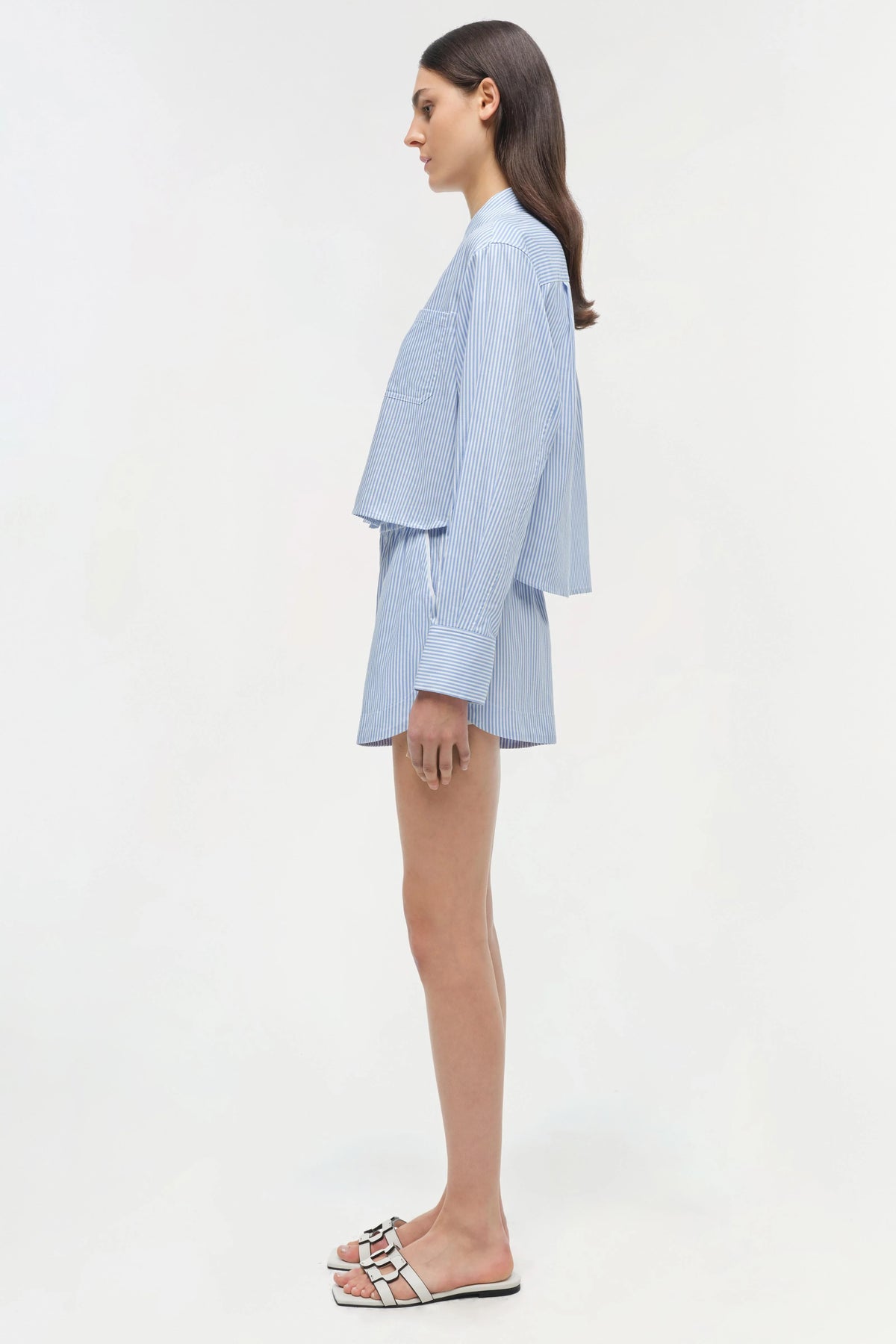 Simkhai Renata L/S Cropped Shirt