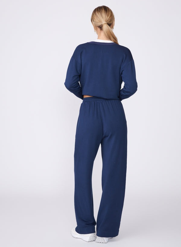 Stateside Softest Fleece Snap Wide Leg Pant