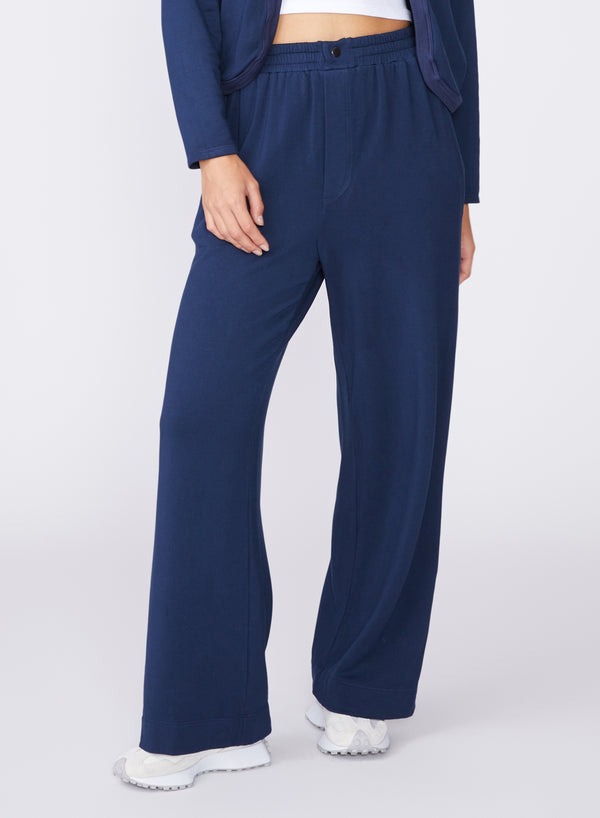 Stateside Softest Fleece Snap Wide Leg Pant