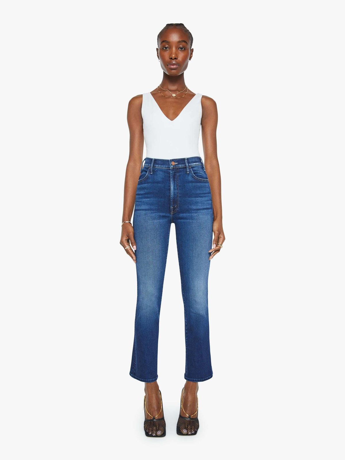 MOTHER The Hustler Ankle Jeans