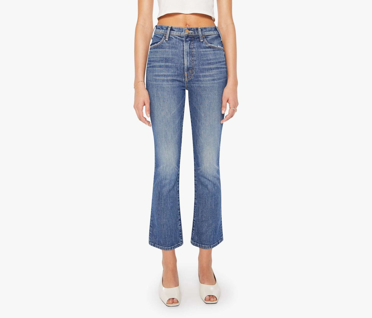 MOTHER The Hustler Ankle Jeans
