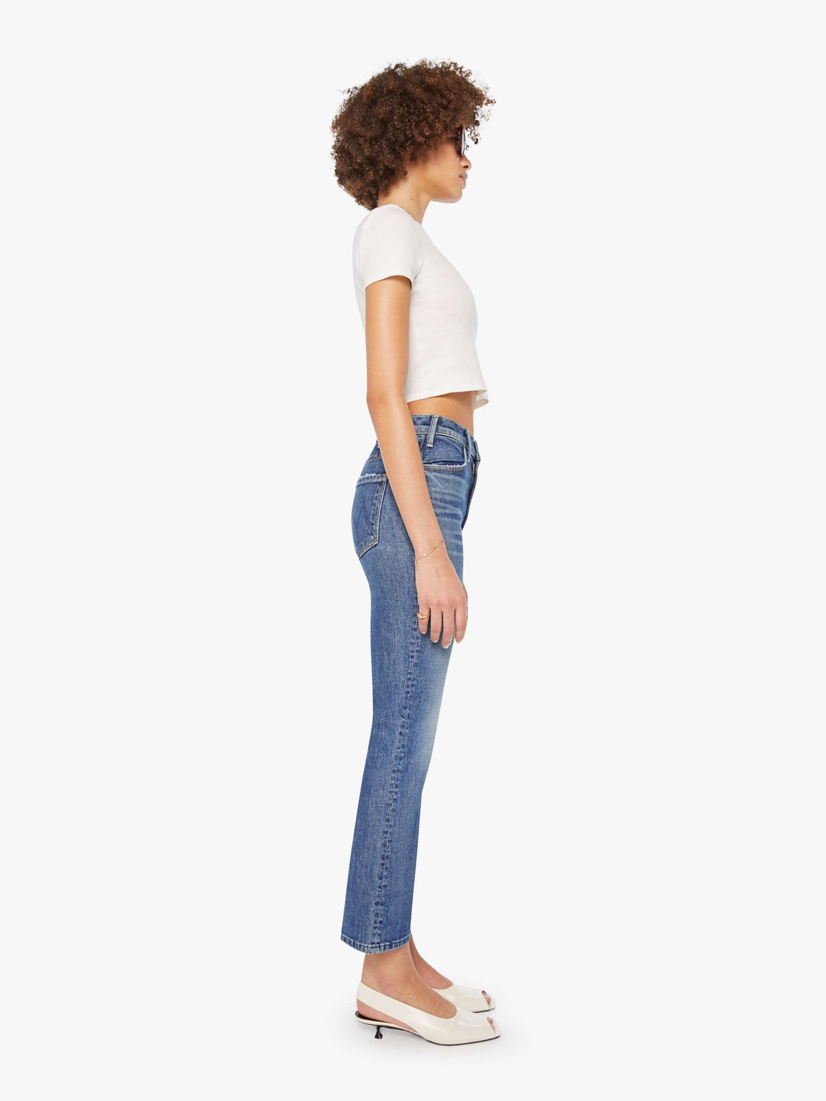MOTHER The Hustler Ankle Jeans